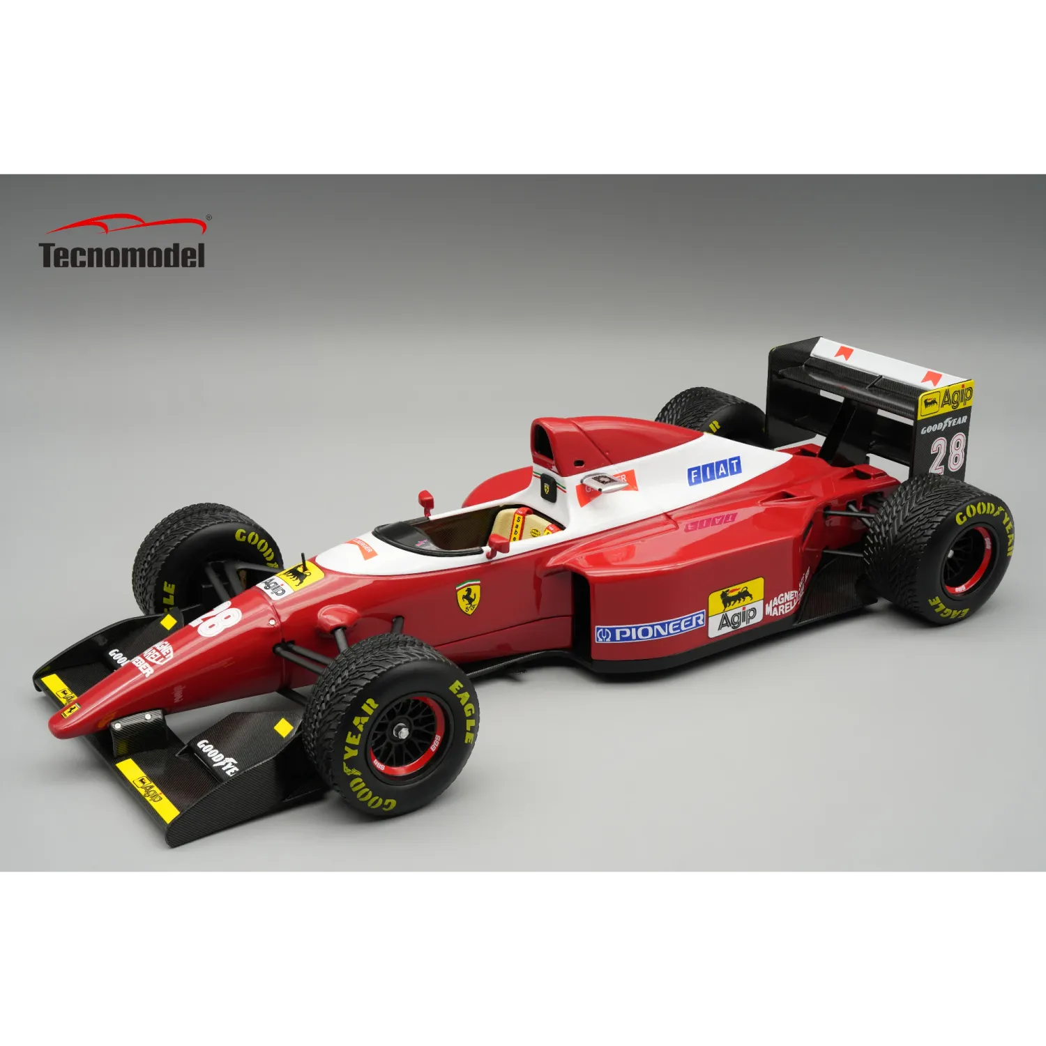 1:18 Tecnomodel - Ferrari F1 F93A Team Scuderia Ferrari #28 European Donington Park GP 1993 G. Berger *Rain Tires*