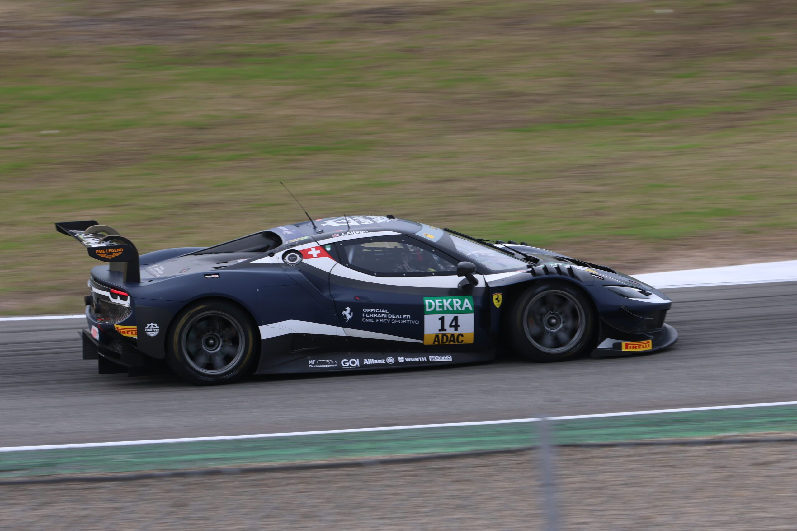 1:43 Looksmart - Ferrari 296 GT3 No.14 Emil Frey Racing – DTM 2025 Jack Aitken