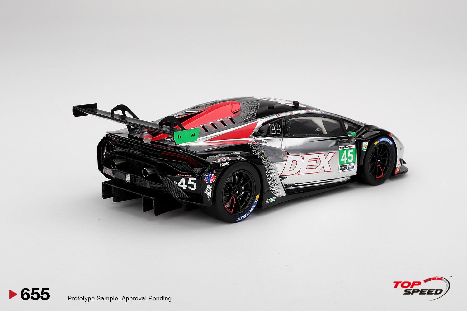 1:18 TSM - Lamborghini Huracan GT3 Evo2 5.2L V10 Team Wayne Taylor Racing #45 24h Daytona 2025 D. Formal - T. Hindman - G. Doyle - K. Marcelli