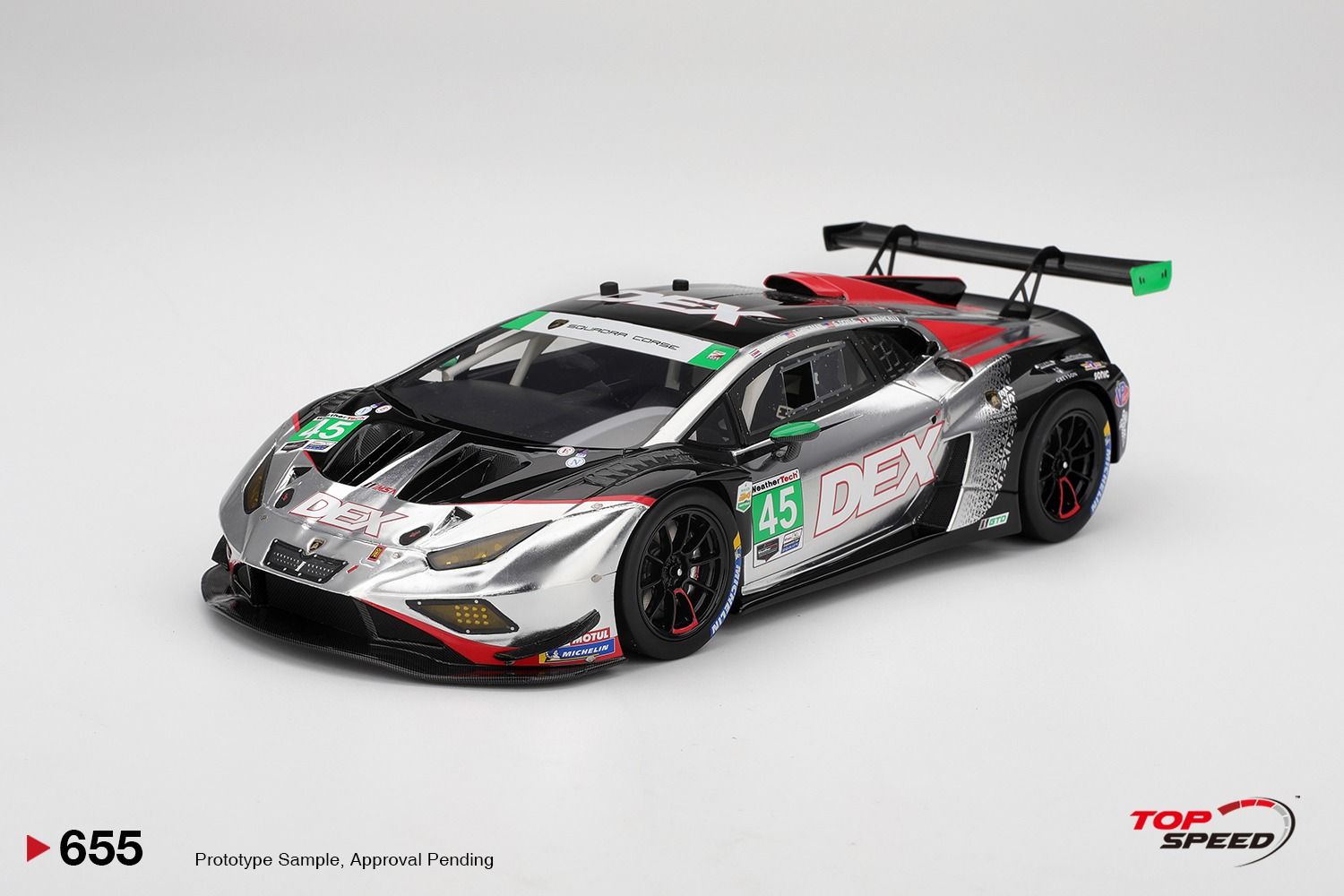 1:18 TSM - Lamborghini Huracan GT3 Evo2 5.2L V10 Team Wayne Taylor Racing #45 24h Daytona 2025 D. Formal - T. Hindman - G. Doyle - K. Marcelli