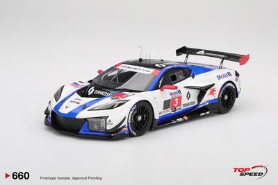 1:18 TSM - Chevrolet Corvette Z06 GT3.R 5.5L V8 Team Pratt Miller Motorsport #3 Imsa 12h Sebring 2025 D. Juncadella - A. Sims - A. Garcia 1:18 TSM - Chevrolet Corvette Z06 GT3.R 5.5L V8 Team Pratt Miller Motorsport #3 Imsa 12h Sebring 2025 D. Juncadella - A. Sims - A. Garcia