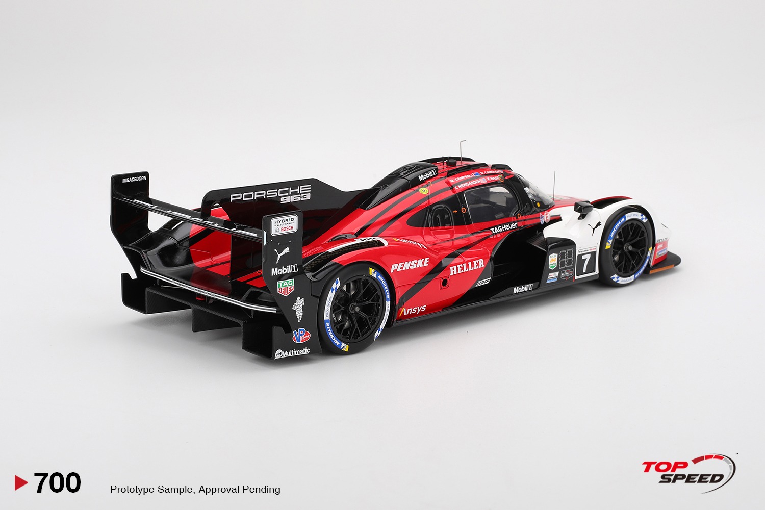 1:18 TSM - Porsche 963 9RD 4.6L Turbo V8 Team Porshce Penske Motorsport #7 Winner Imsa 24h Daytona 2024 M. Cambell - D. Cameron - F. Nasr - J. Newgarden