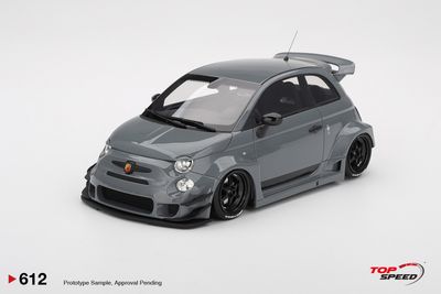 1:18 TSM - 2024 Fiat Nuova 500 abarth 595 LB Works Grey 1:18 TSM - 2024 Fiat Nuova 500 abarth 595 LB Works Grey