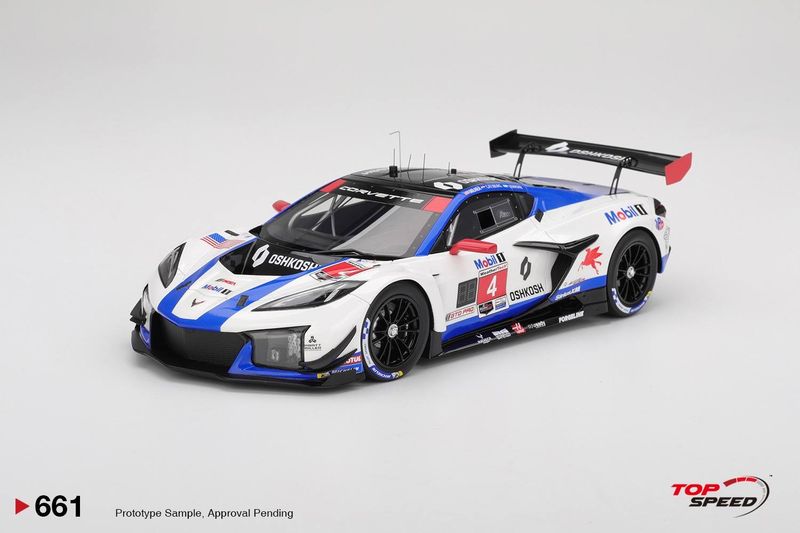 1:18 TSM - Chevrolet Corvette Z06 GT3.R 5.5L V8 Team Pratt Miller Motorsport #4 Imsa 12h Sebring 2025 N. Catsburg - T. Miller - N. Verrone