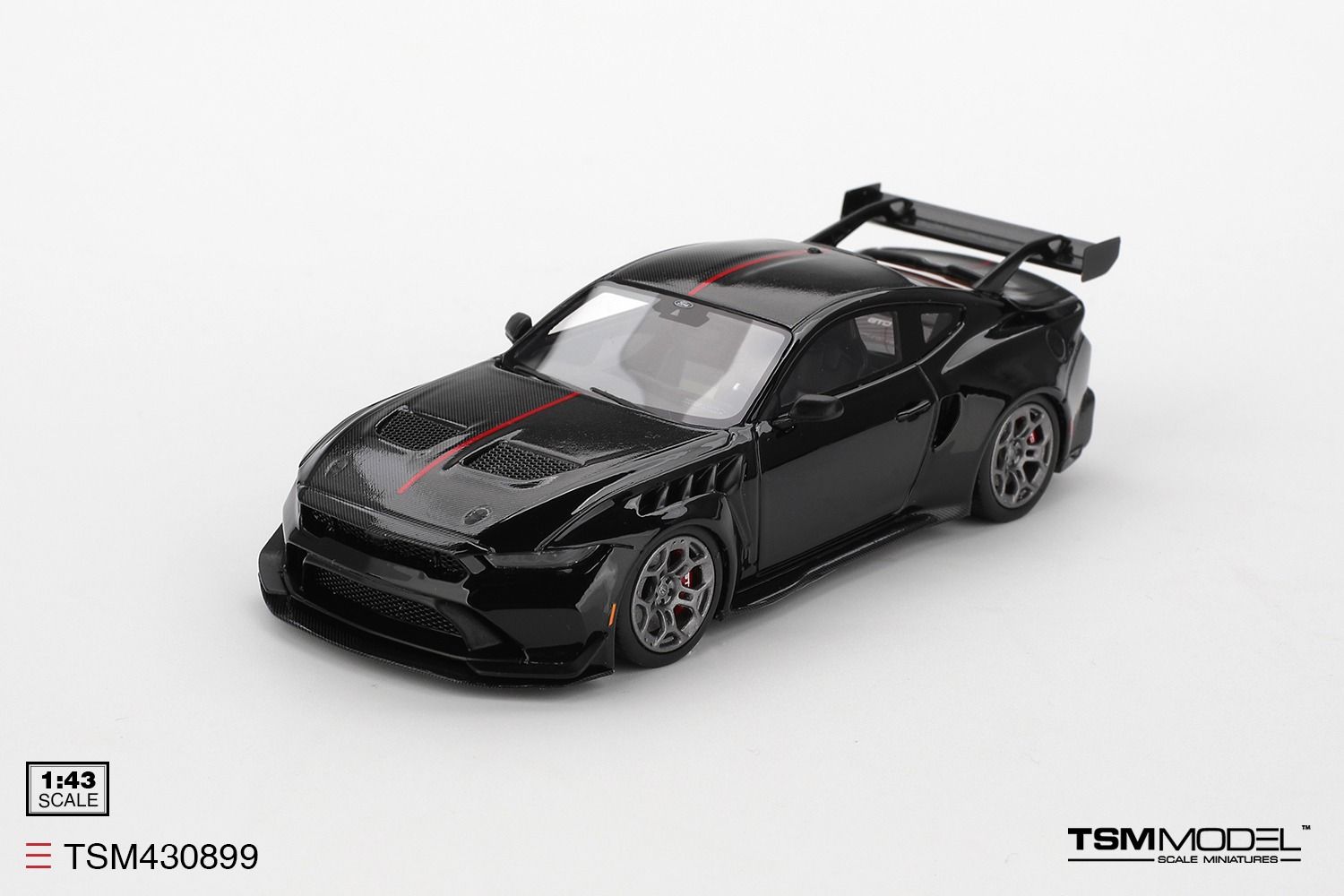 1:43 TSM - 2025 Ford Mustang GTD Coupe Shadow Black