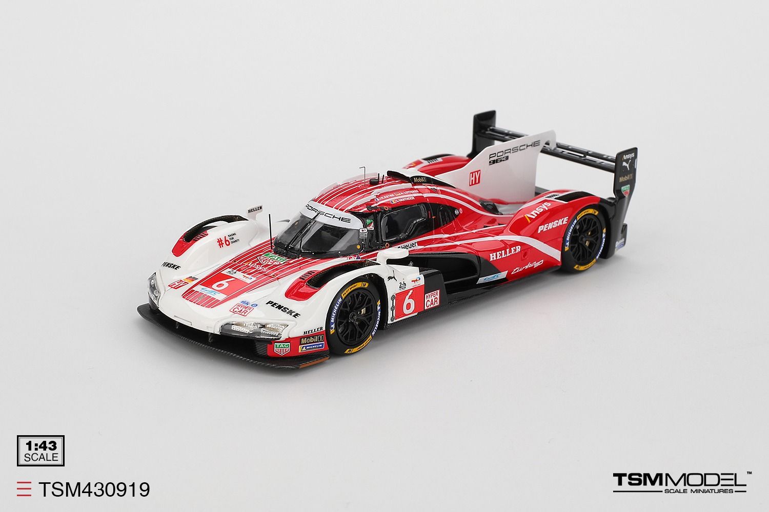 1:43 TSM - Porsche 963 9RD 4.6L Turbo V8 Team Porsche Penske Motorsport #6 4th 24 Le Mans 2024 K. Estre - A. Lotterer - L. Vanthoor