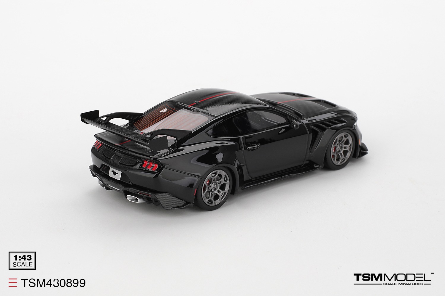 1:43 TSM - 2025 Ford Mustang GTD Coupe Shadow Black