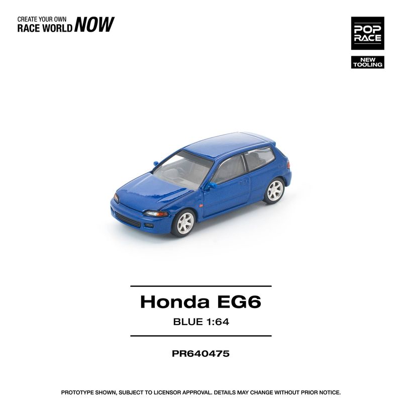 1:64 Pop Race Limited - Honda Civic (EG6), captiva blue