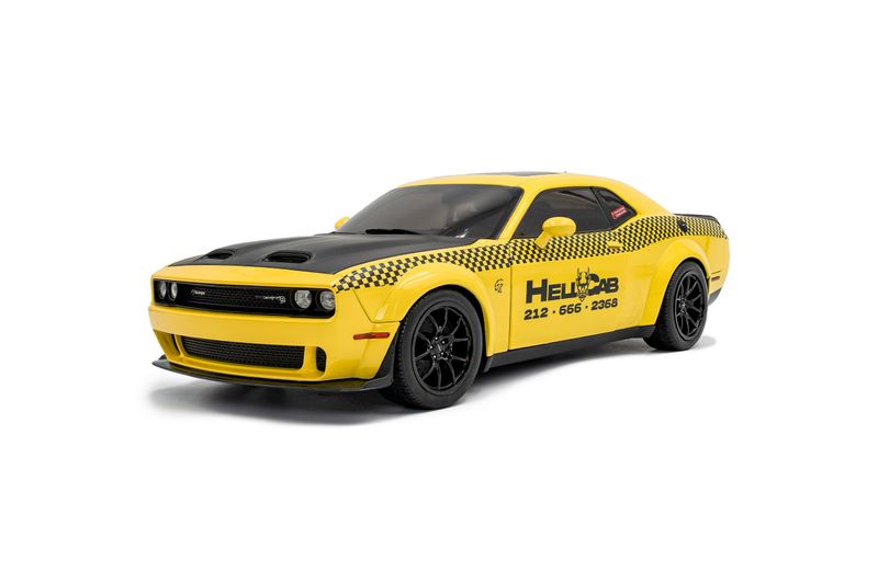 1:18 Solido - 2023 Dodge Challenger SRT Hellcat widebody NYC Hellcab 1:18 Solido - 2023 Dodge Challenger SRT Hellcat widebody NYC Hellcab