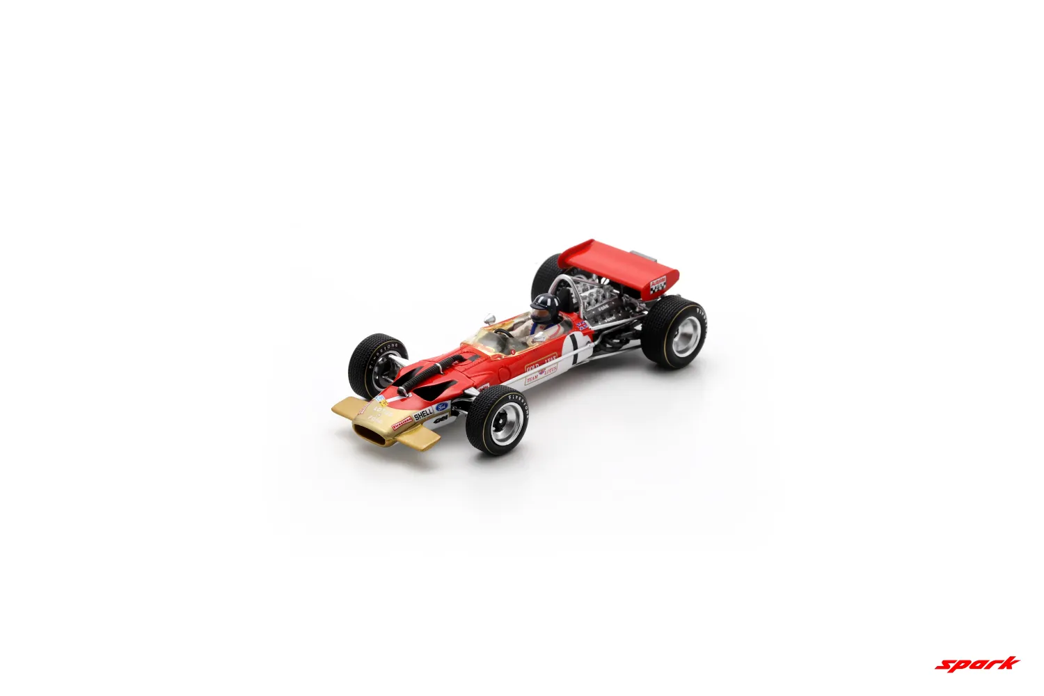 1:43 Spark - Lotus 49B No.1 4th German GP 1969 Graham Hill