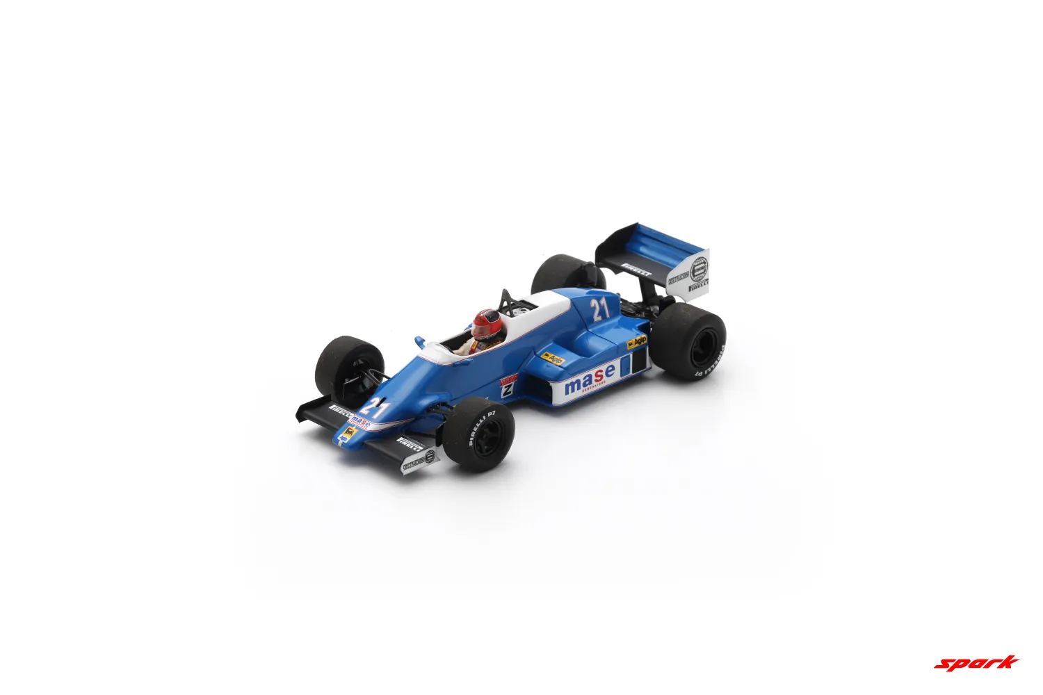 1:43 Spark - Osella FA1F No.21 Brazil GP 1986 Piercarlo Ghinzani