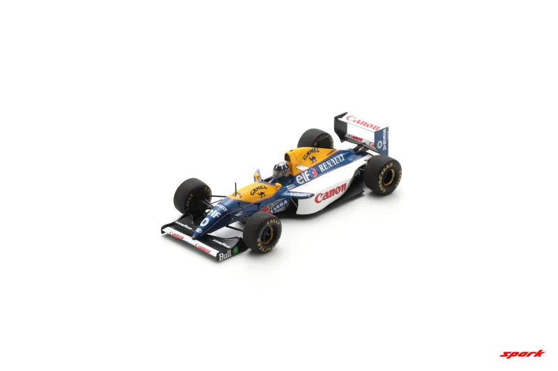 1:43 Spark - Williams FW15C No.0 Winner Belgium GP 1993 Damon Hill 1:43 Spark - Williams FW15C No.0 Winner Belgium GP 1993 Damon Hill