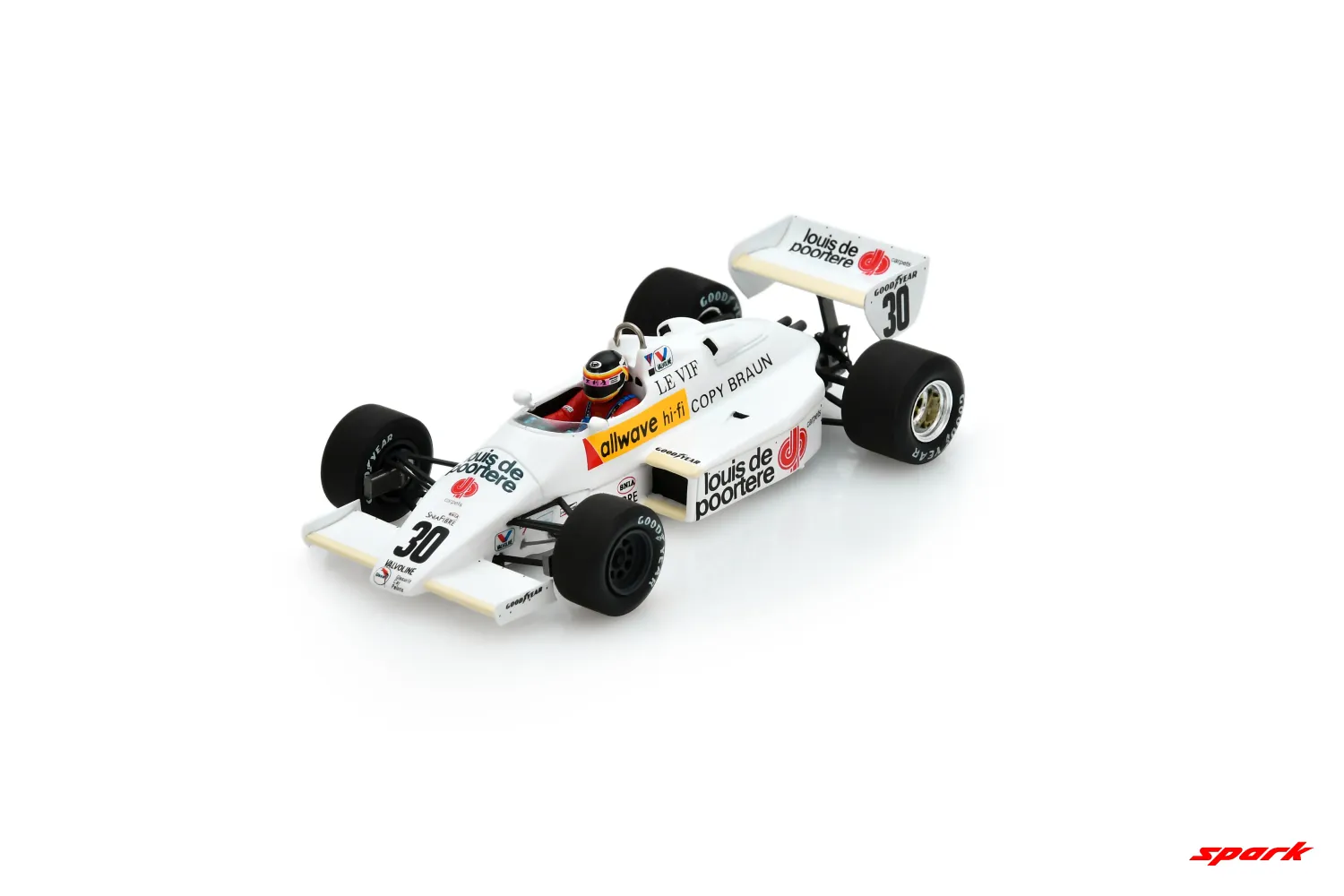 1:43 Spark - Arrows A6 No.30 Dutch GP 1983 Thierry Boutsen