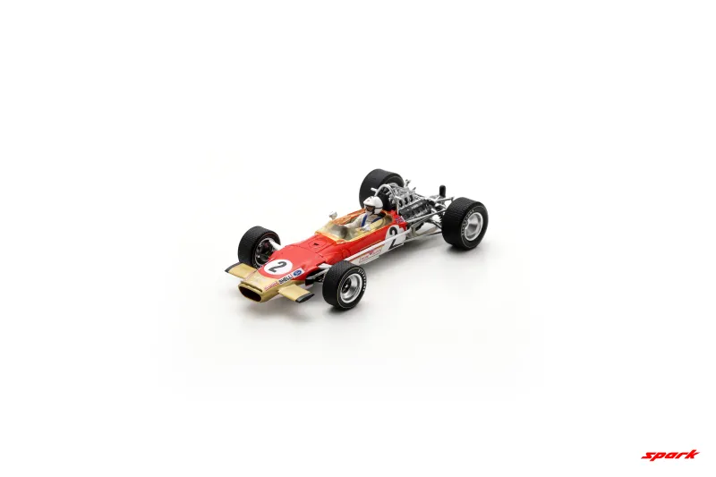 1:43 Spark - Lotus 49B No.2 4th Monaco GP 1969 Richard Attwood 1:43 Spark - Lotus 49B No.2 4th Monaco GP 1969 Richard Attwood