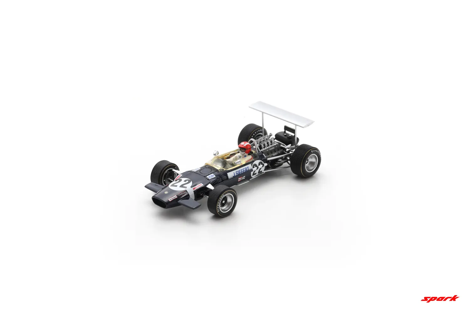 1:43 Spark - Lotus 49B No.22 Winner British GP 1968 Jo Siffert