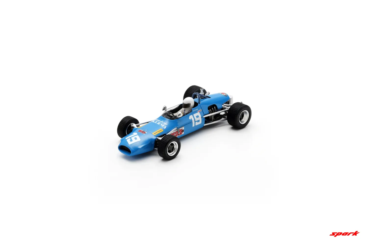 1:43 Spark - Brabham BT28 No.19 3rd Prix de Paris F3 1970 Bob Wollek