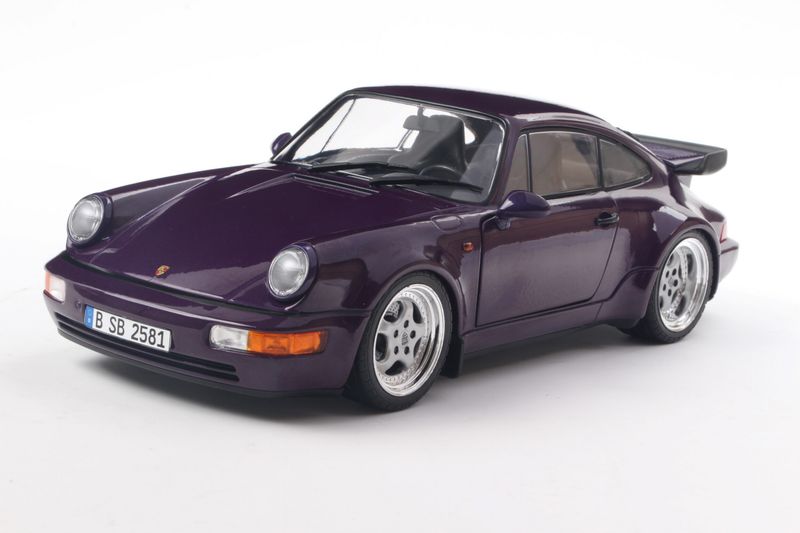 1:18 Solido - 1990 Porsche 911 (964) Turbo Violett Metallic 1:18 Solido - 1990 Porsche 911 (964) Turbo Violett Metallic
