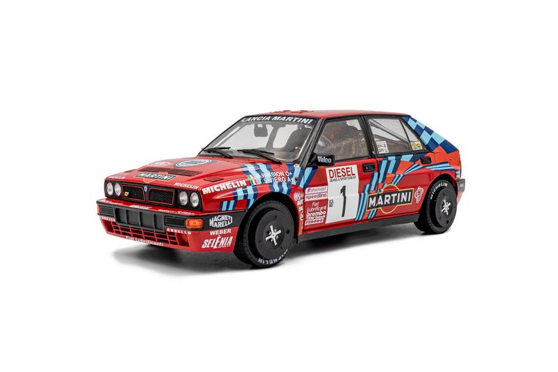 1:18 Solido - Lanica Delta HF Integrale #1 Rally San Remo 1989 B. Siviero 1:18 Solido - Lanica Delta HF Integrale #1 Rally San Remo 1989 B. Siviero