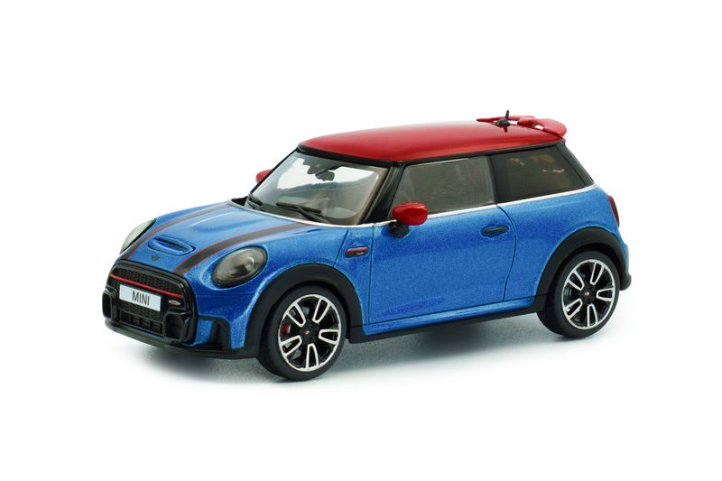 1:43 Solido - 2023 Mini Cooper John Cooper Works Blue Metallic 1:43 Solido - 2023 Mini Cooper John Cooper Works Blue Metallic