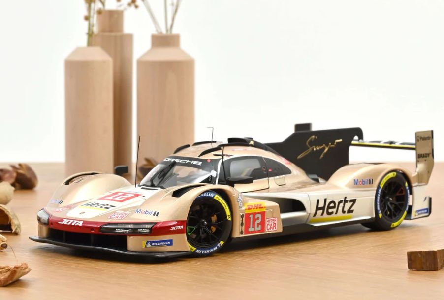 1:18 Norev - Porsche 963 9RD 4.6L Turbo V8 Team Hertz Jota #12 Winner 6h Spa 2024 W. Stevens - C. Ilott