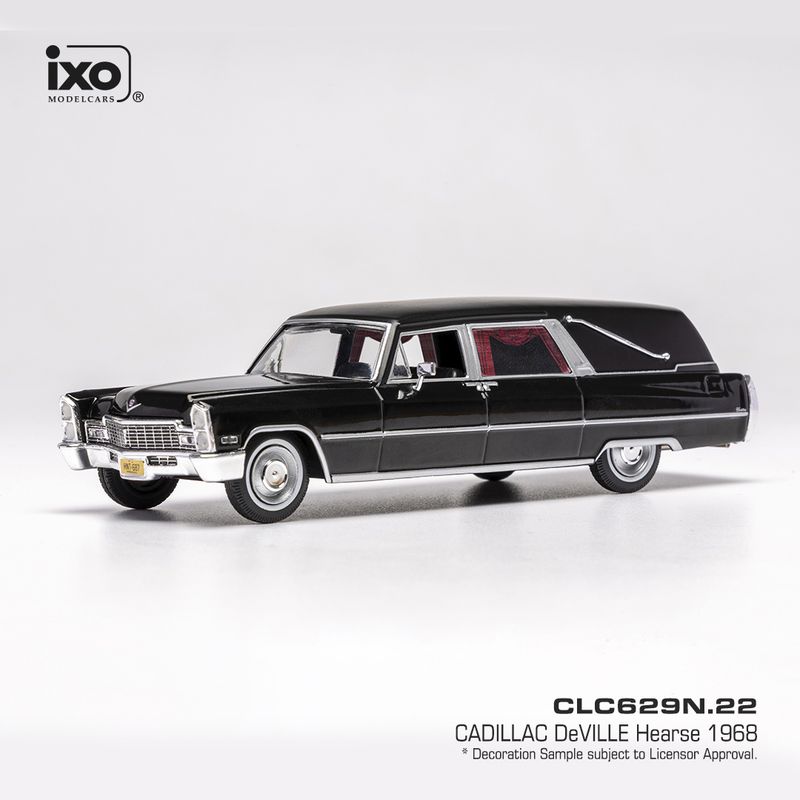 1:43 Ixo - Cadillac de Ville S&S Hearse, schwarz, 1966 1:43 Ixo - Cadillac de Ville S&S Hearse, schwarz, 1966
