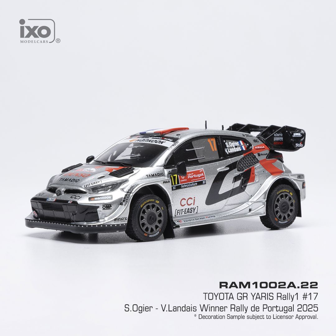 1:43 Ixo - Toyota GR Yaris Rally1, Rally Portugal, 2025, #17, S. Ogier - V. Landais