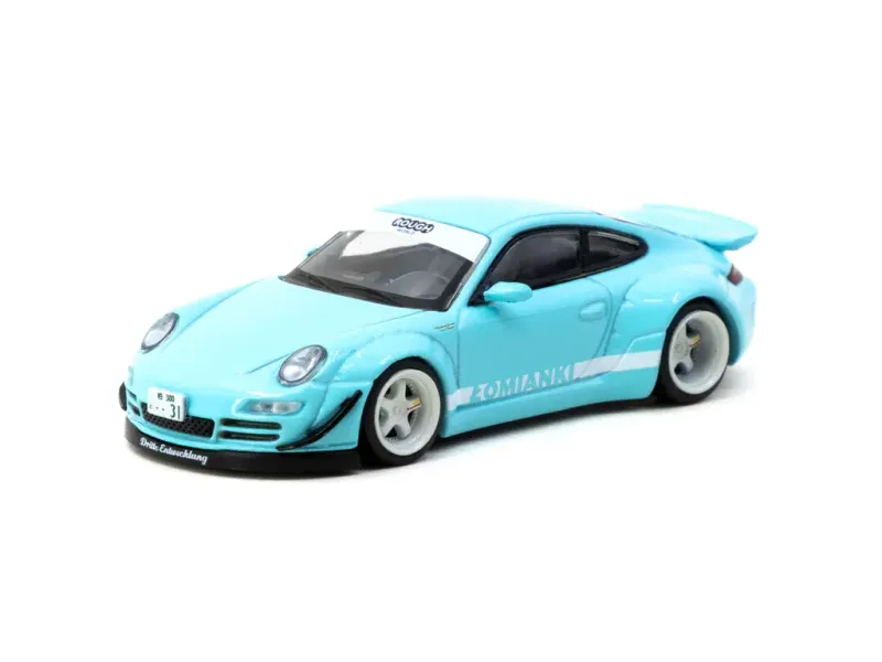 1:64 Tarmac - Porsche RWB 997 *Lomianki*, blue 1:64 Tarmac - Porsche RWB 997 *Lomianki*, blue