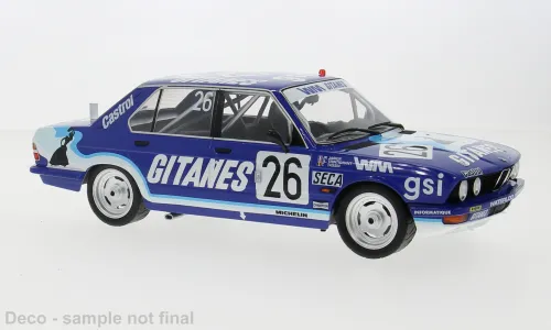 1:18 Ixo - BMW 528i (E28) #26 24h Spa J.P. Jarier - J.L. Trintignant - T. Tassin