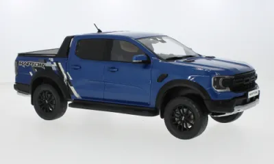 1:18 MCG - Ford Ranger Raptor, metallic-blau, 2023