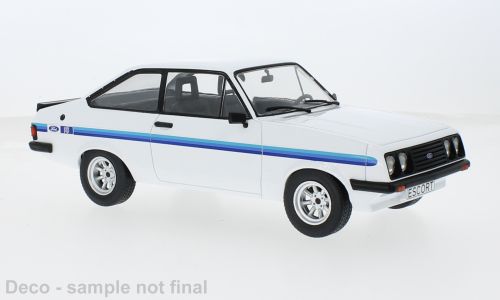 1:18 MCG - 1977 Ford Escort MK II RS 2000 weiss