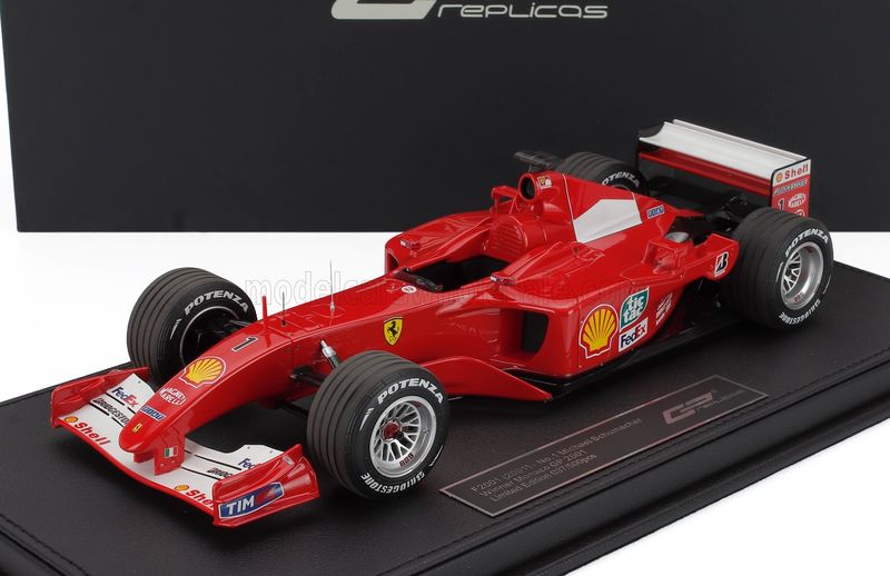 1:18 GP Replicas - Ferrari F1 F2001 #1 World Champoin Winner Belgium Spa GP 2001 Michael Schumacher With Driver 1:18 GP Replicas - Ferrari F1 F2001 #1 World Champoin Winner Belgium Spa GP 2001 Michael Schumacher With Driver