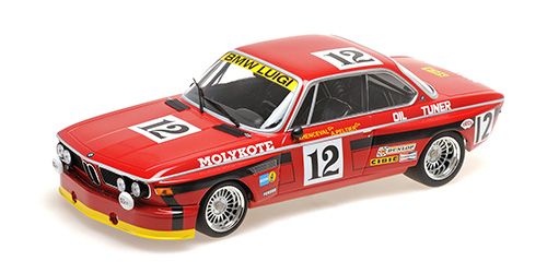 1:18 Minichamps - BMW 3.0 CSL – BMW LUIGI – PELTIER/XHENCEVAL/DIEUDONNEE – WINNER 24H SPA 1974