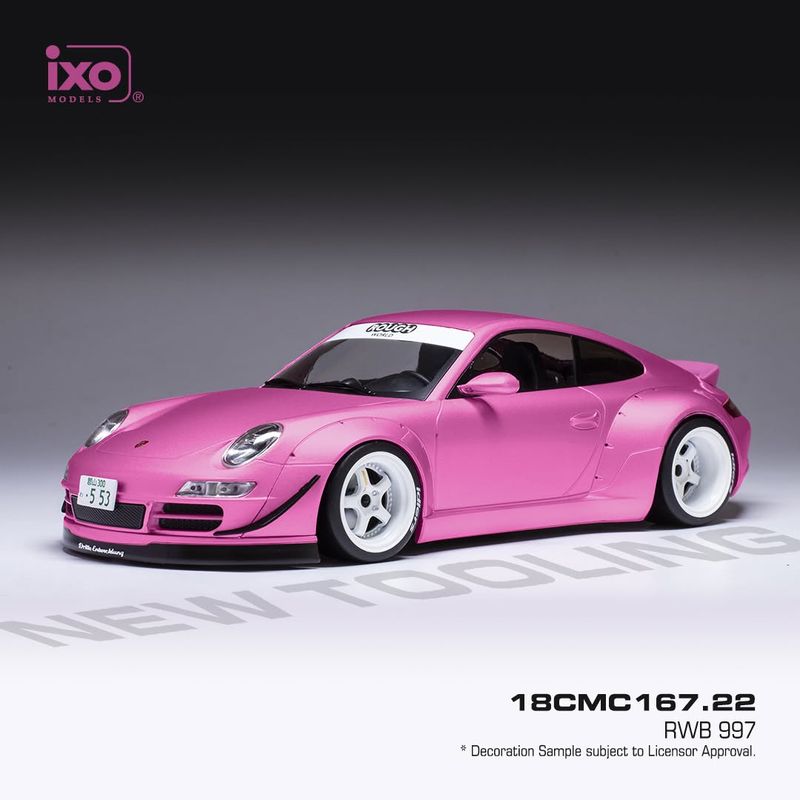 1:18 Ixo - Porsche RWB 997, rosa 1:18 Ixo - Porsche RWB 997, rosa