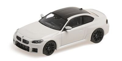 1:43 Minichamps - 2023 BMW 2-Series M2 (G87) White/Black 1:43 Minichamps - 2023 BMW 2-Series M2 (G87) White/Black