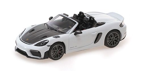1:43 Minichamps - 2024 Porsche 718 Spyder RS Weissach Package White/Black