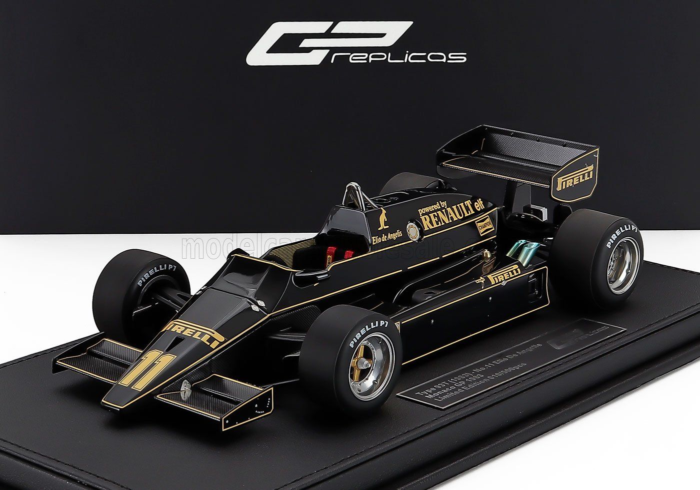 1:18 GP Replicas - Lotus F1 94T Renault #11 Monaco GP 1983 Elio De Angelis 1:18 GP Replicas - Lotus F1 94T Renault #11 Monaco GP 1983 Elio De Angelis