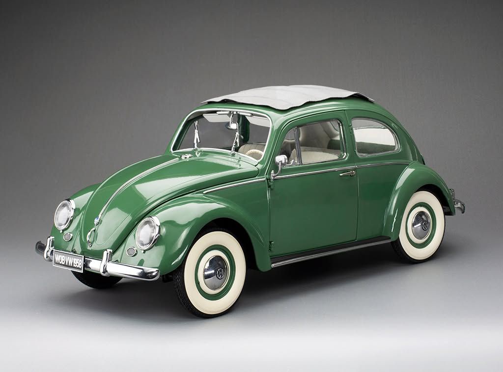 1:12 Sunstar - VW Käfer, grün, mit Rolldach, 1950 1:12 Sunstar - VW Käfer, grün, mit Rolldach, 1950