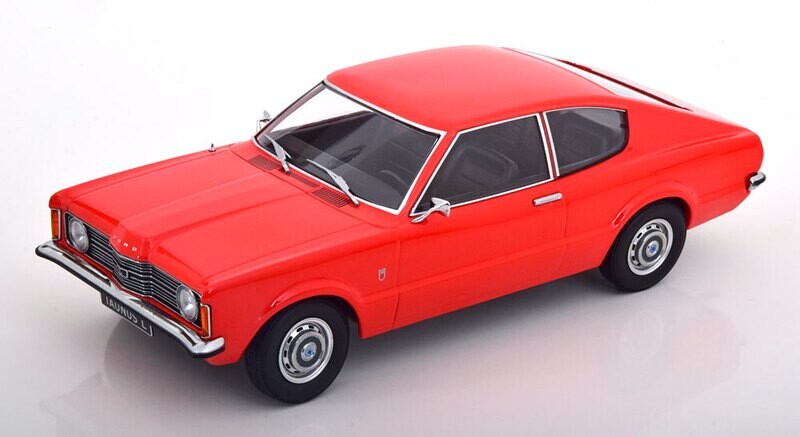 1:18 KK Scale - Ford Taunus L Coupe 1971 hellrot