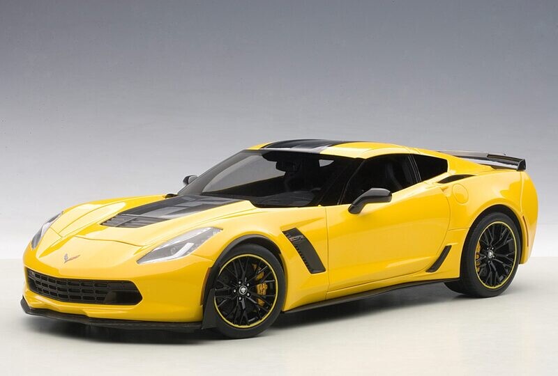 1:18 Autoart - Chevrolet Corvette C7 Z06 C7R Edition (Corvette Racing Yellow)