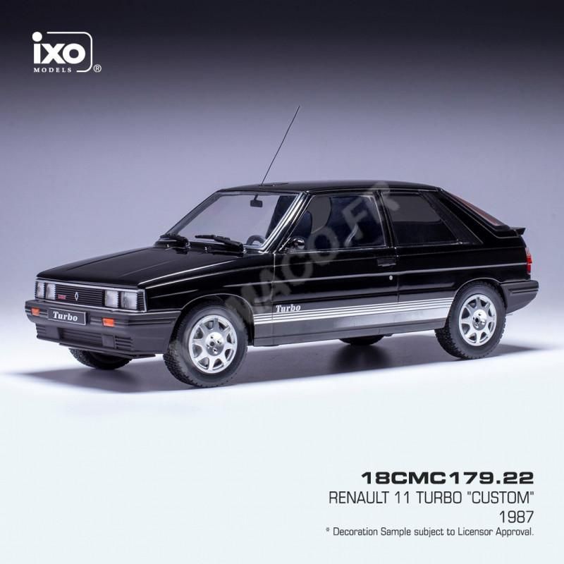 1:18 Ixo - Renault 11 Turbo, schwarz, Custom Tunning, 1987 1:18 Ixo - Renault 11 Turbo, schwarz, Custom Tunning, 1987