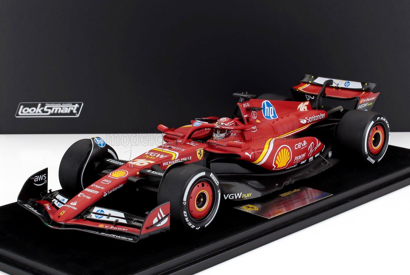 1:18 Looksmart - Ferrari SF-24 Monaco GP 2024 – Charles Leclerc Winner