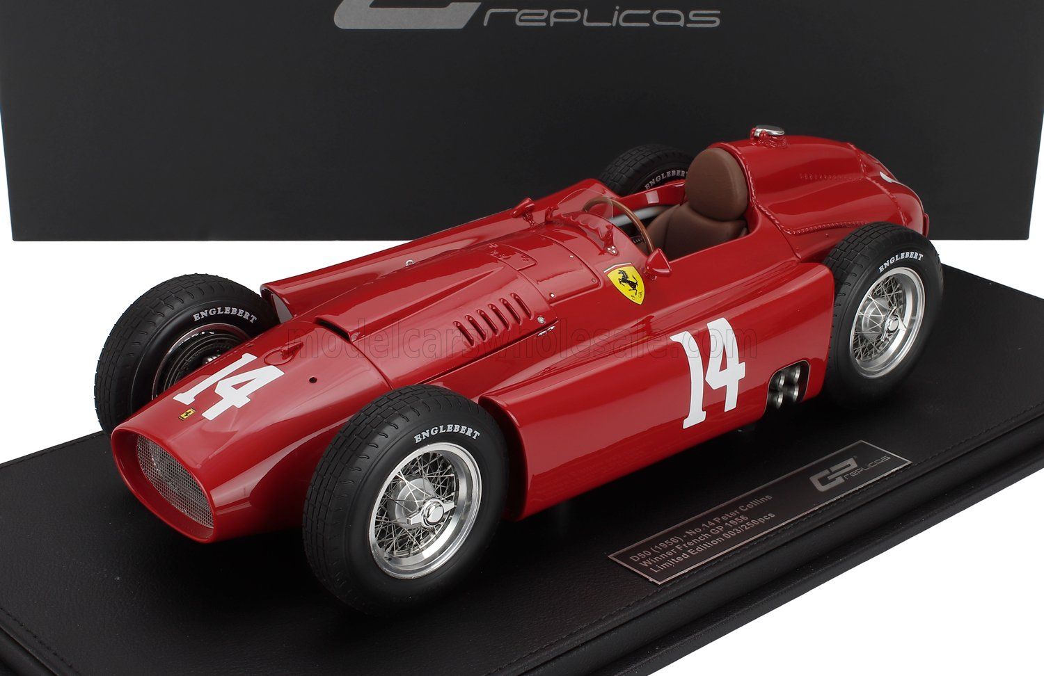 1:12 GP Replicas - Ferrari F1 D50 #14 Winner France GP 1956 P. Collins 1:12 GP Replicas - Ferrari F1 D50 #14 Winner France GP 1956 P. Collins