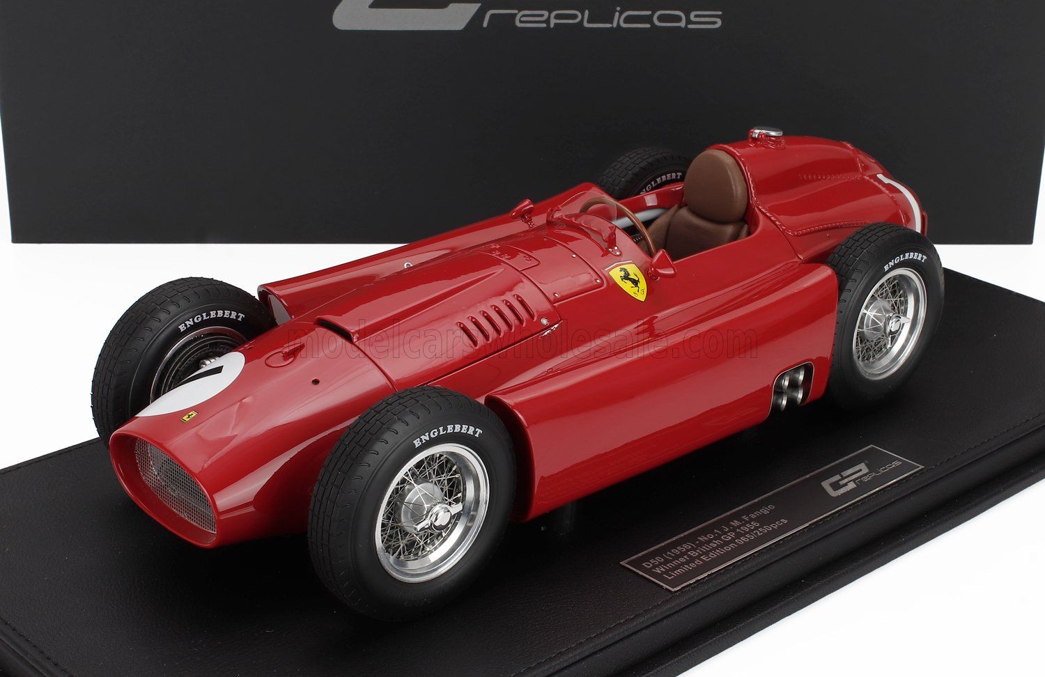1:12 GP Replicas - Ferrari F1 D50 #1 World Champion Winner British GP 1956 J.M. Fangio