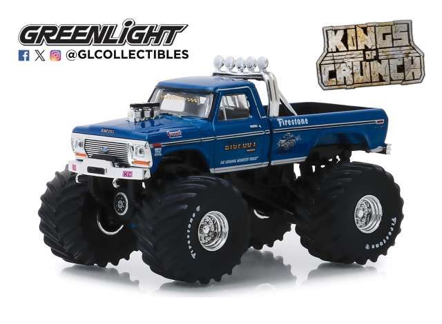 1:64 Greenlight - 1974 Ford F-250 — Bigfoot #1 * Kings of Crunch - The Greatest Hits*