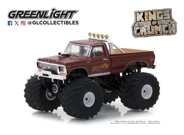 1:64 Greenlight - 1979 Ford F-250 -Goliath * Kings of Crunch - The Greatest Hits*