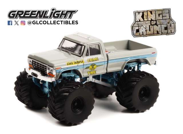 1:64 Greenlight - 1979 Ford F-250 — Crime Time State Trooper * Kings of Crunch - The Greatest Hits* 1:64 Greenlight - 1979 Ford F-250 — Crime Time State Trooper * Kings of Crunch - The Greatest Hits*