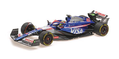 1:18 Minichamps - Racing Bulls F1 VCarb-01 Team Visa Cash App #40 FP1 Japan GP 2024 A. Iwasa