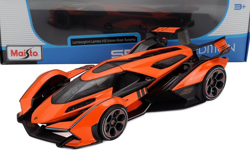 1:18 Maisto - 22020 Lamborghini V12 Vision GT #63 Grand Turismo Orange 1:18 Maisto - 22020 Lamborghini V12 Vision GT #63 Grand Turismo Orange