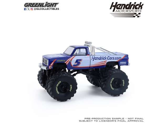 1:64 Greenlight - 1981 Chevrolet K20 Monster Truck #5 *Kings of Crunch-Hendrick Motorsports*