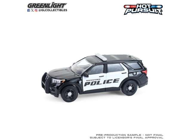 1:64 Greenlight - 2024 Ford Police Interceptor Utility Whitestown Metropolitan Police Department 1:64 Greenlight - 2024 Ford Police Interceptor Utility Whitestown Metropolitan Police Department